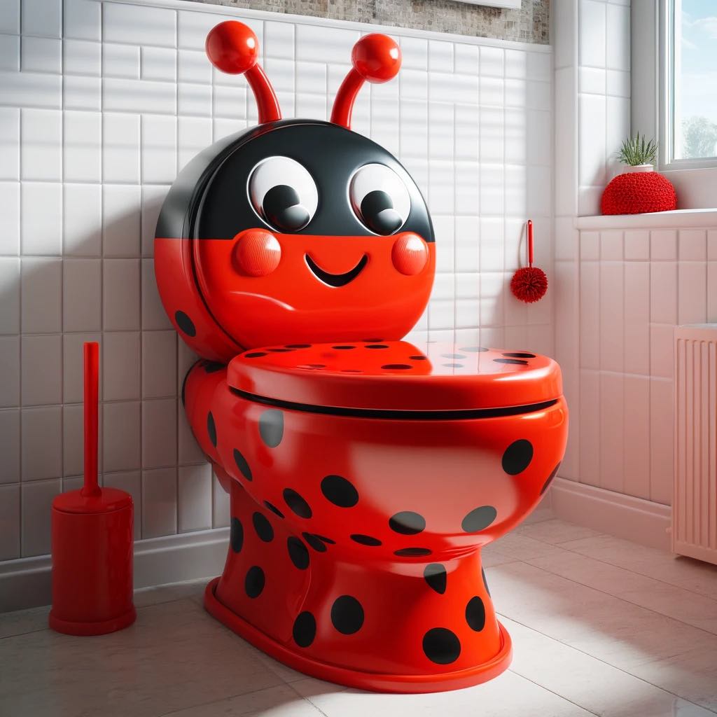 Transform Your Bathroom with Unique Insect-Themed Toilets