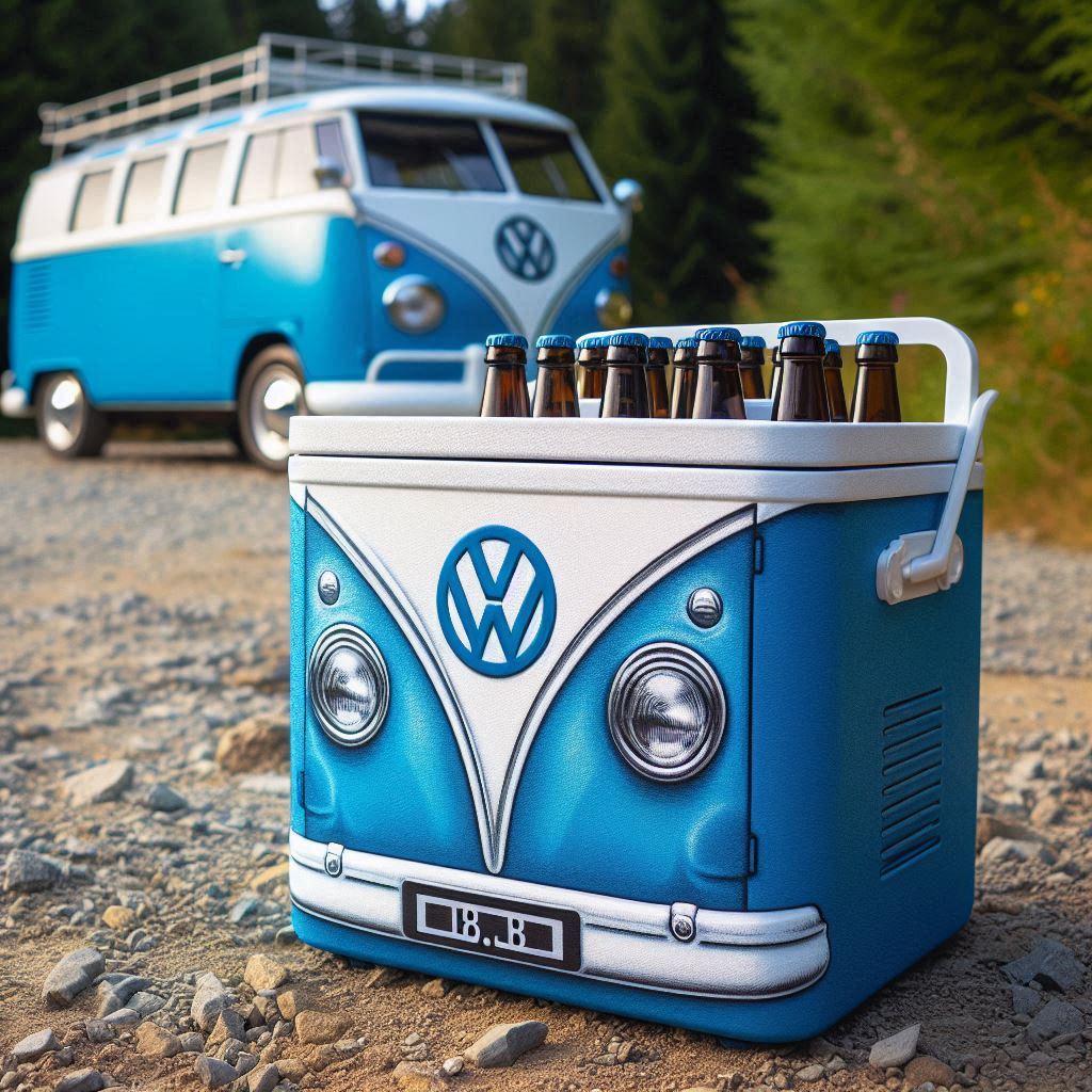 VW Bus Shaped Insulated Cooler Bag 2