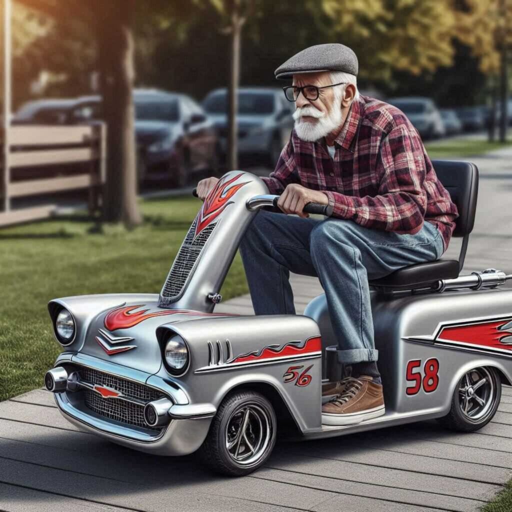 56 Chevy Mobility Scooter 7