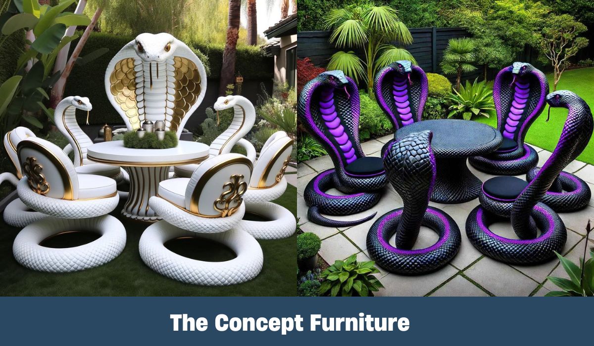 Enhance Your Garden with Unique Cobra Inspired Furniture Pieces