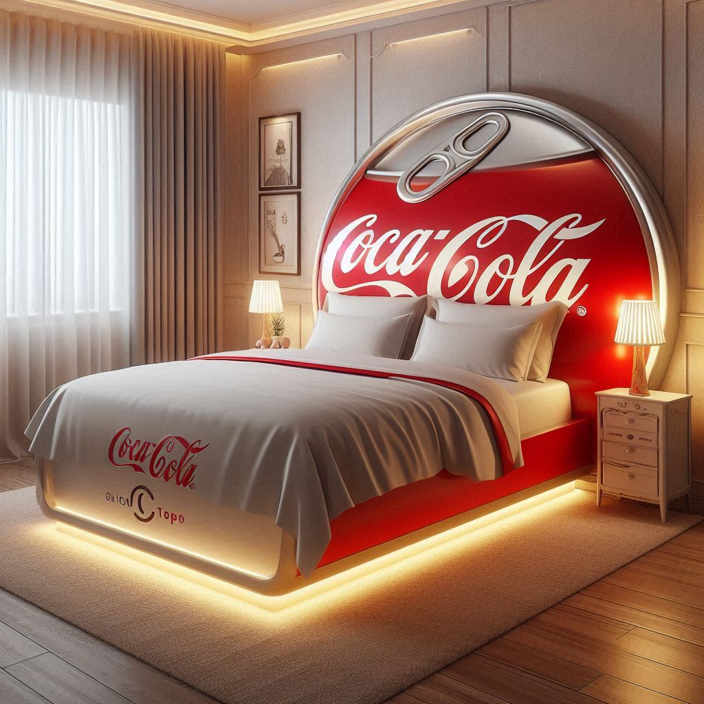 Coca Cola Shaped Bed 1