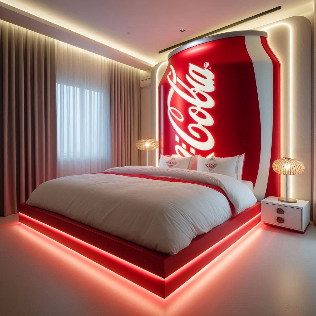 Coca Cola Shaped Bed 3