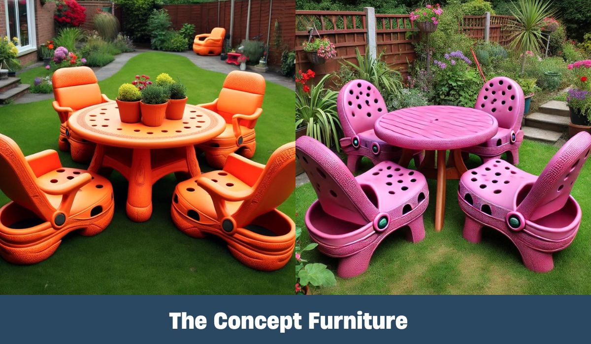 Create a Playful Garden with Croc Inspired Furniture