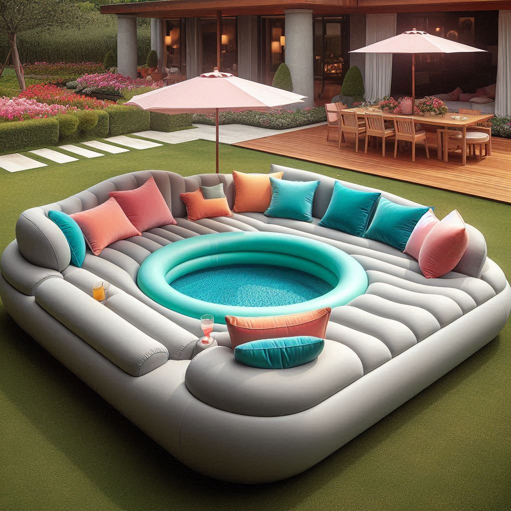 Giant Inflatable Sofa Pools 1