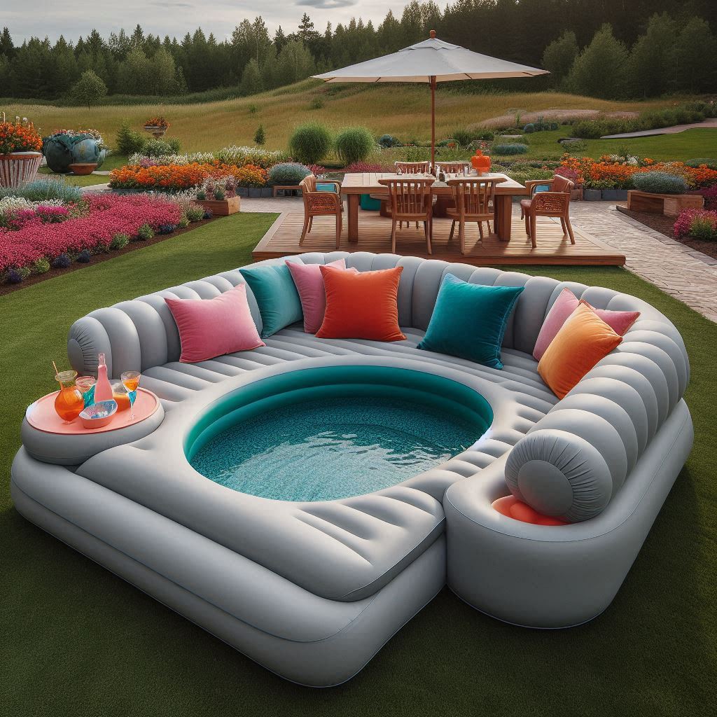 Giant Inflatable Sofa Pools: The Ultimate Fusion of Comfort and Fun