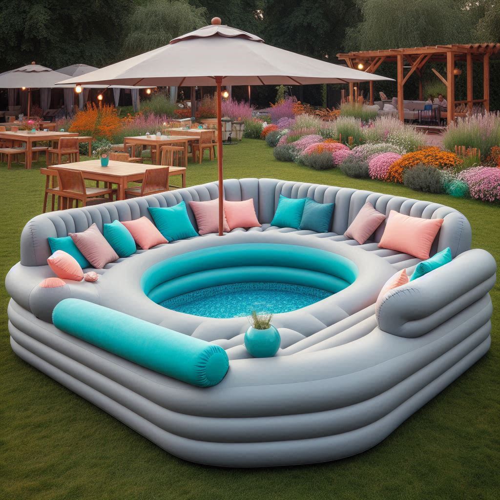 Giant Inflatable Sofa Pools 5