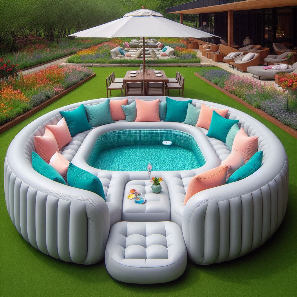 Giant Inflatable Sofa Pools 6