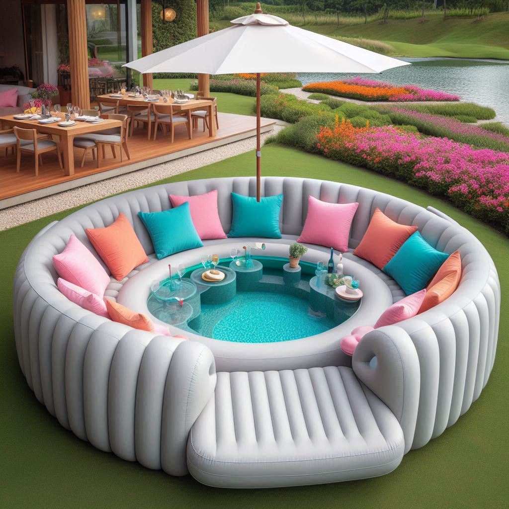 Giant Inflatable Sofa Pools 7