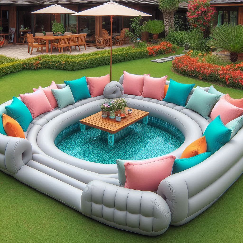 Giant Inflatable Sofa Pools 8