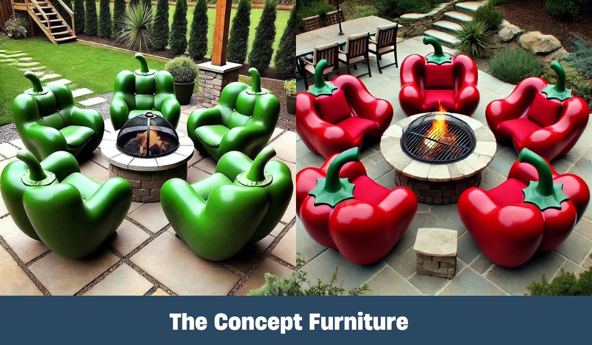 Vibrant Pepper-Themed Garden Furniture: Spice Up Your Outdoor Space