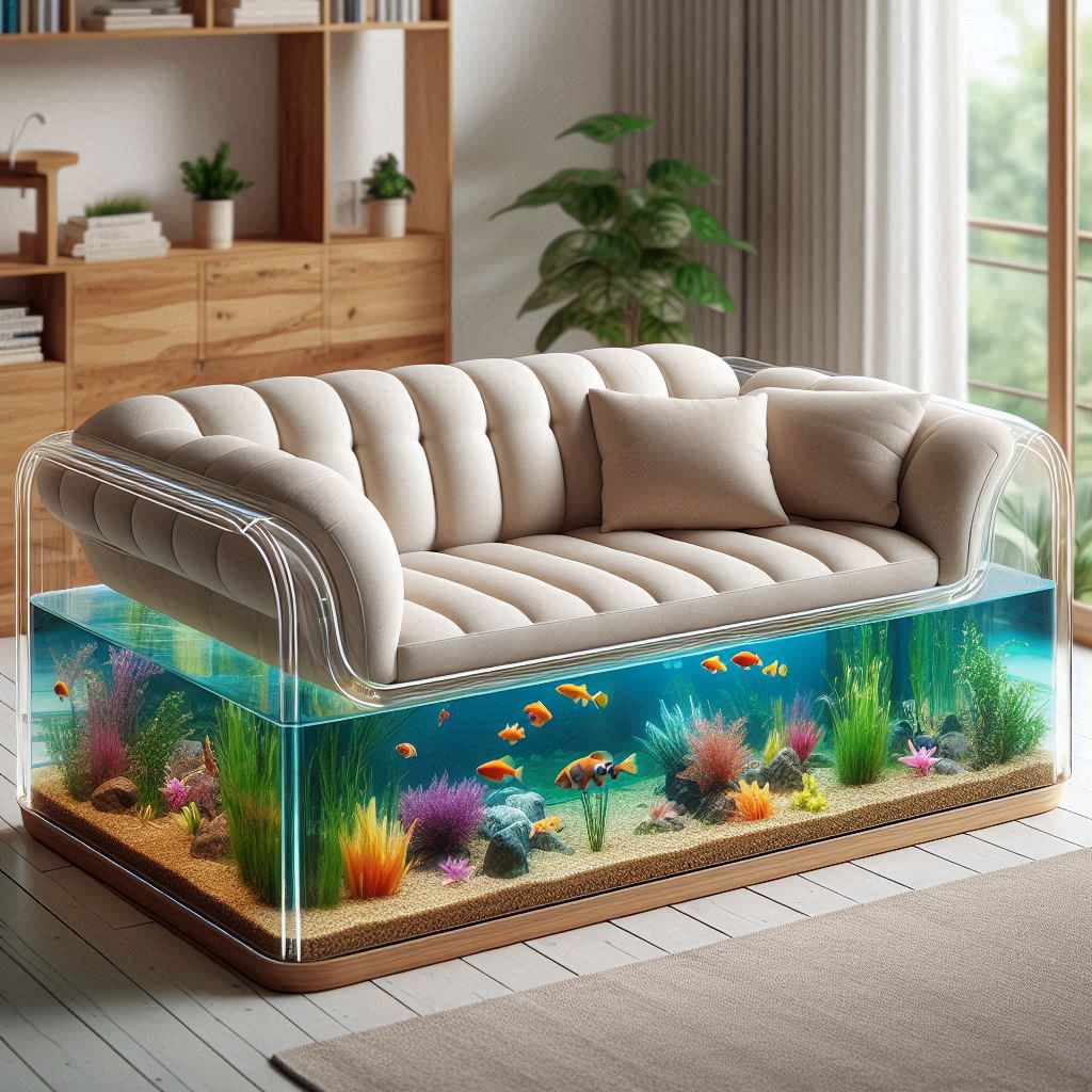 Aquarium Sofas: Discover Unique Designs Inspired by Fish Tanks