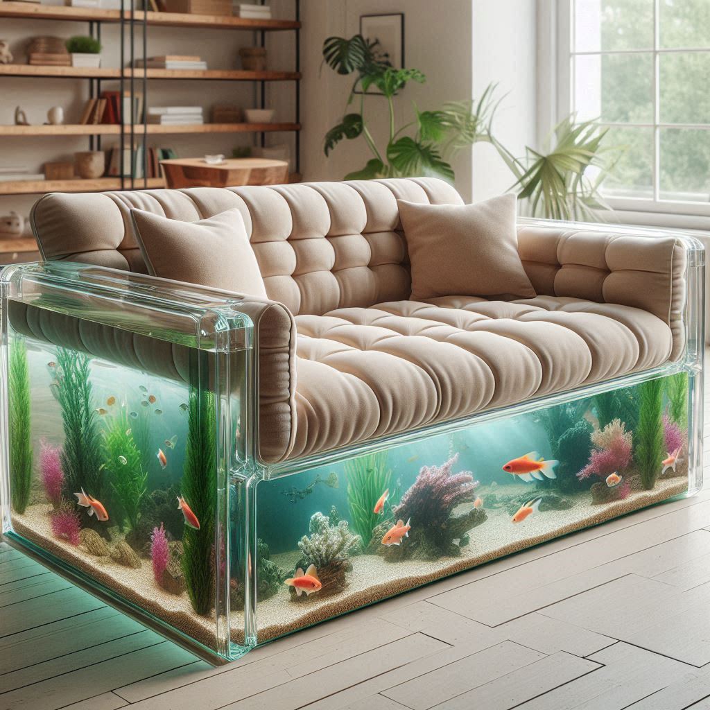 Aquarium Sofas: Discover Unique Designs Inspired by Fish Tanks