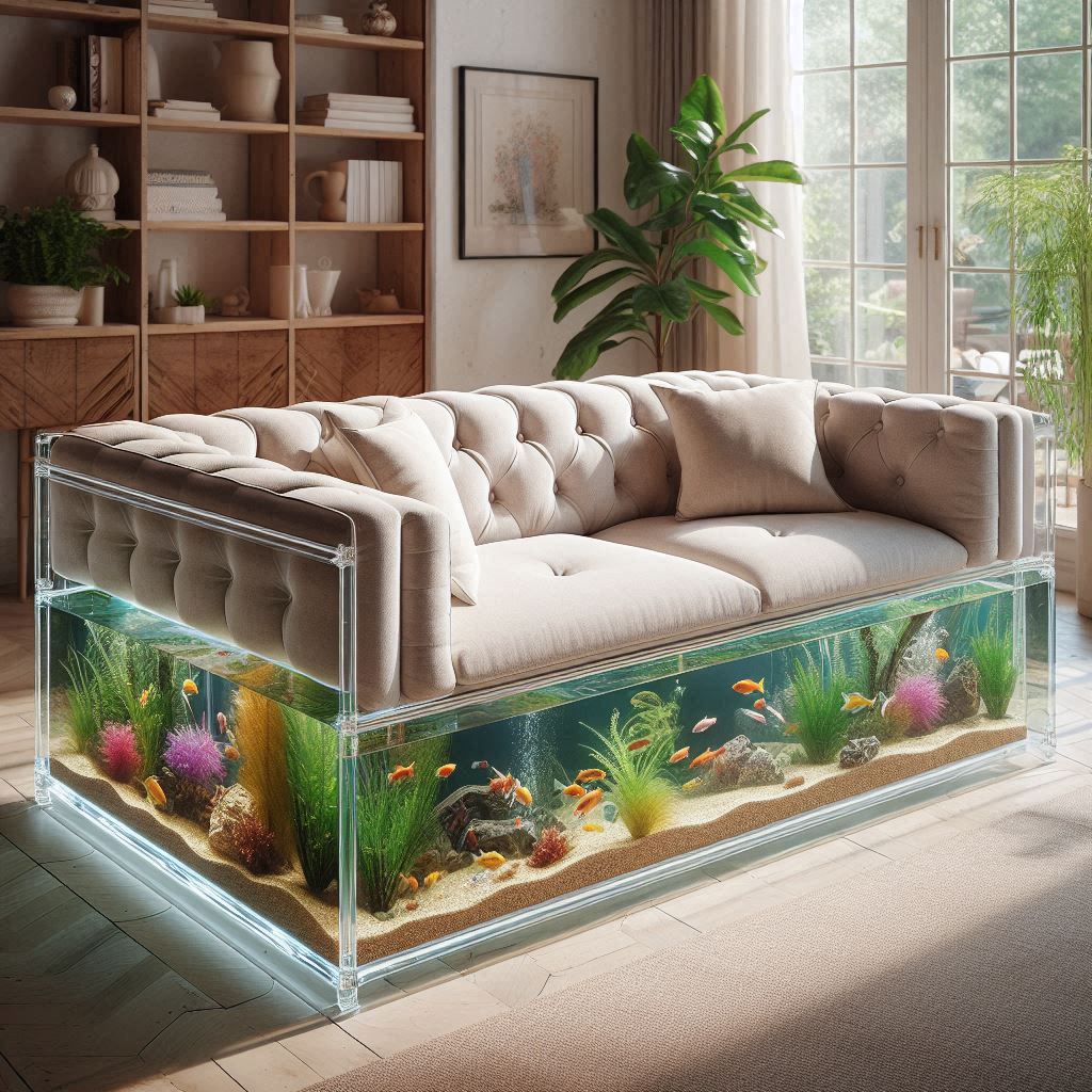 Aquarium Sofas: Discover Unique Designs Inspired by Fish Tanks