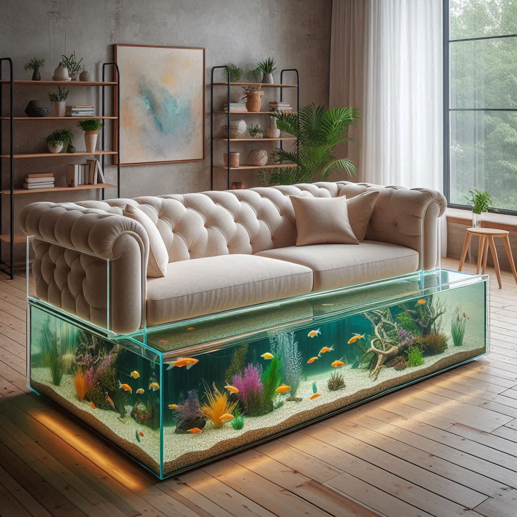 Aquarium Sofas: Discover Unique Designs Inspired by Fish Tanks