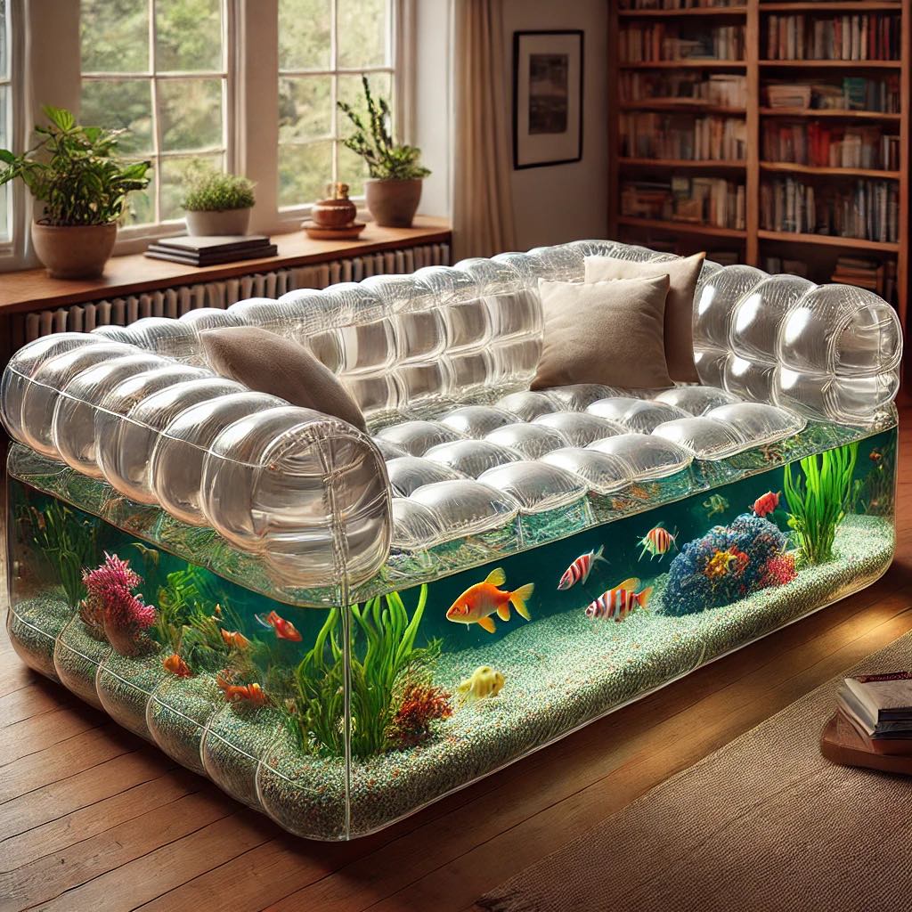 Aquarium Sofas: Discover Unique Designs Inspired by Fish Tanks