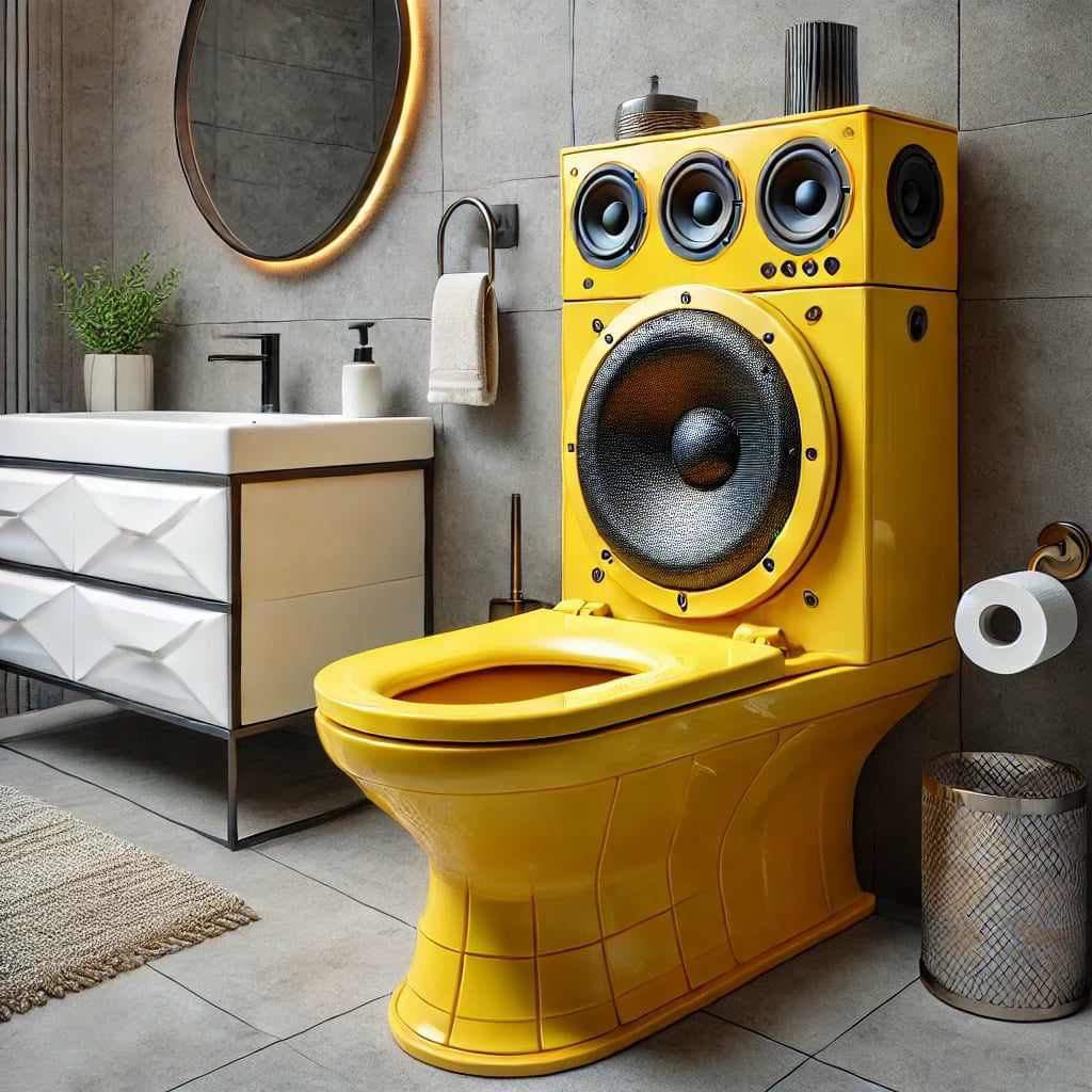 Speaker Toilet 4