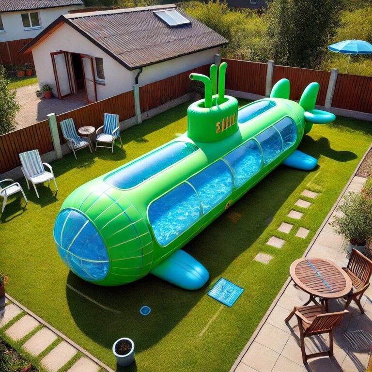 Explore the Fun with Inflatable Submarine Pools - The Concept Furniture