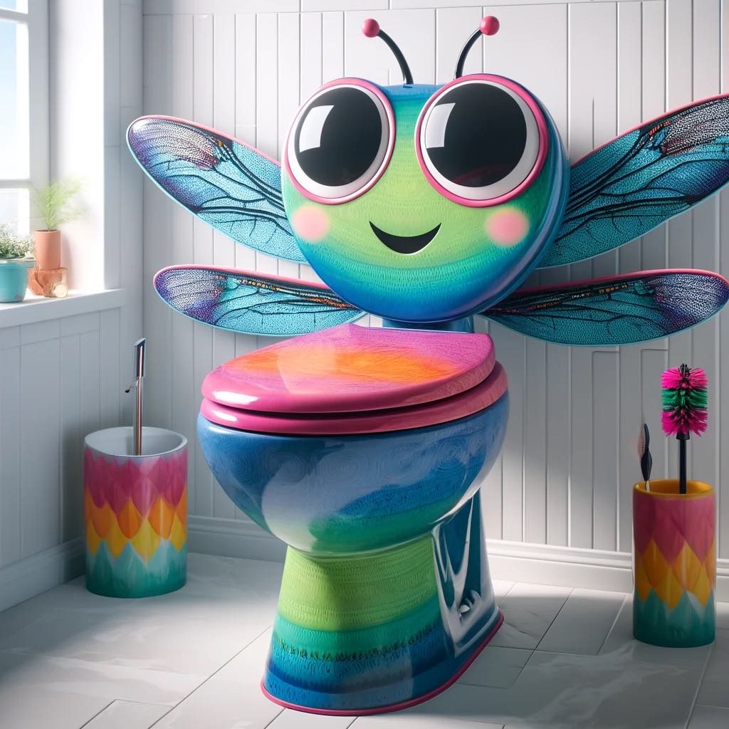 Transform Your Bathroom with Unique Insect-Themed Toilets