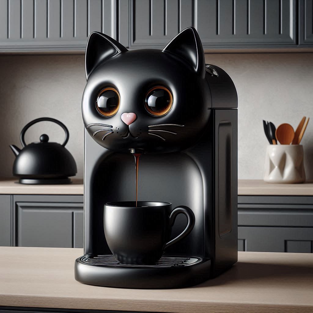 cat coffee maker 1