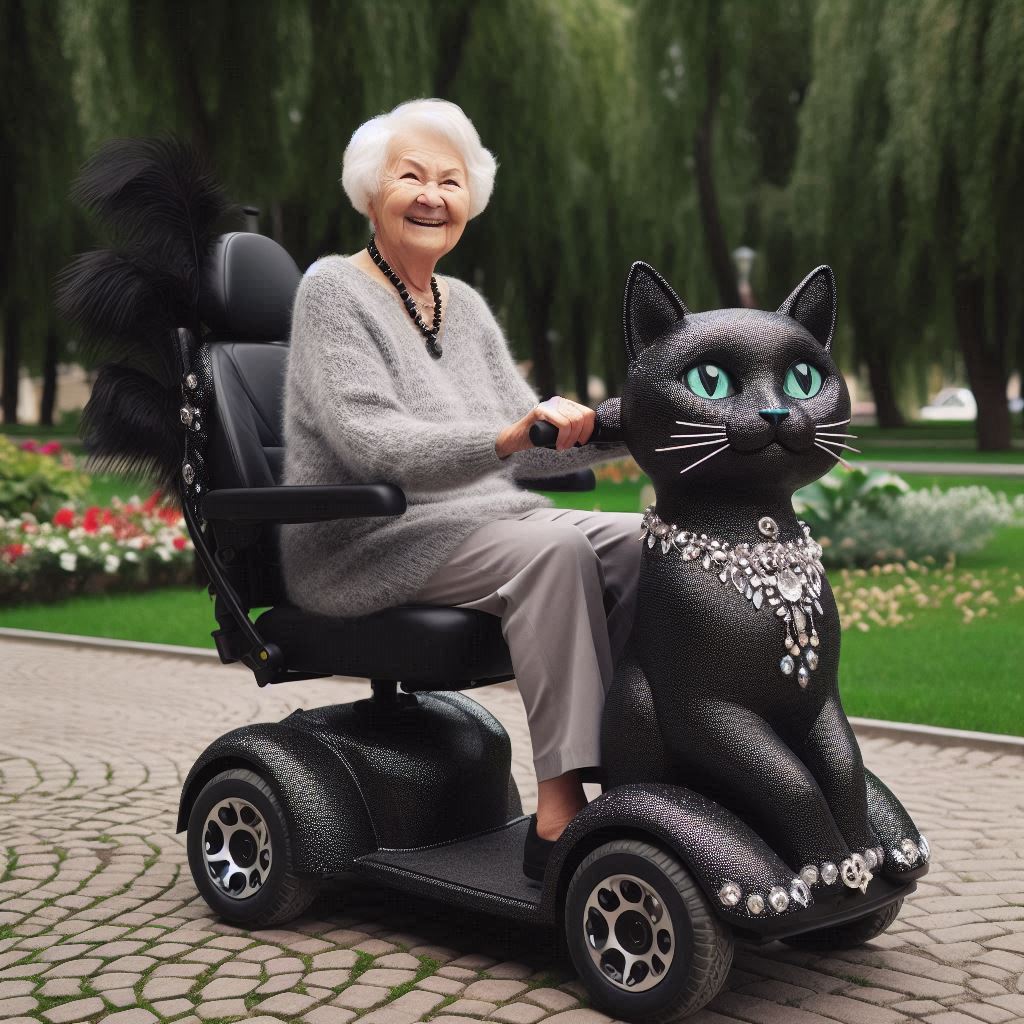 Black Cat Scooters for the Elderly 2