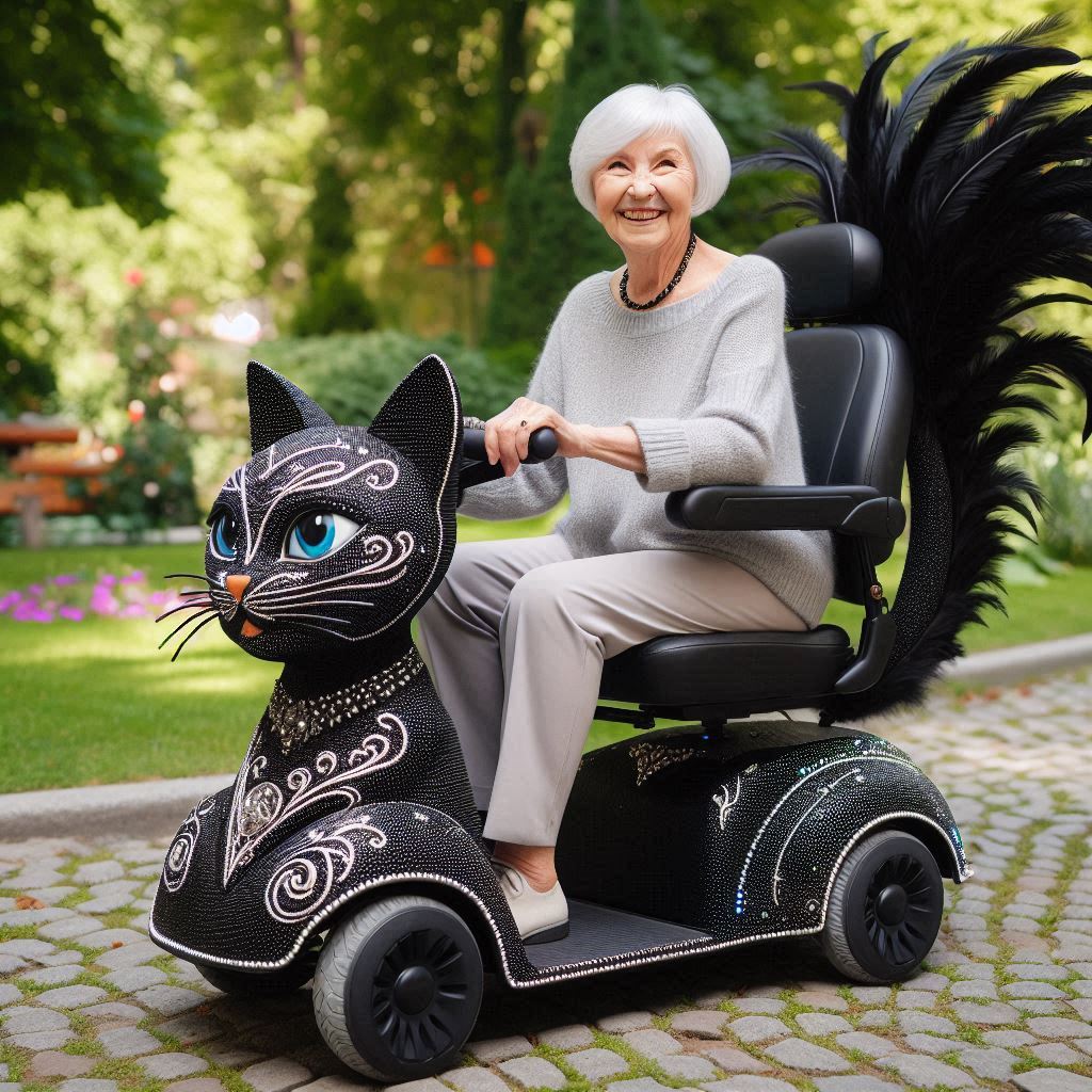 Black Cat Scooters for the Elderly 3