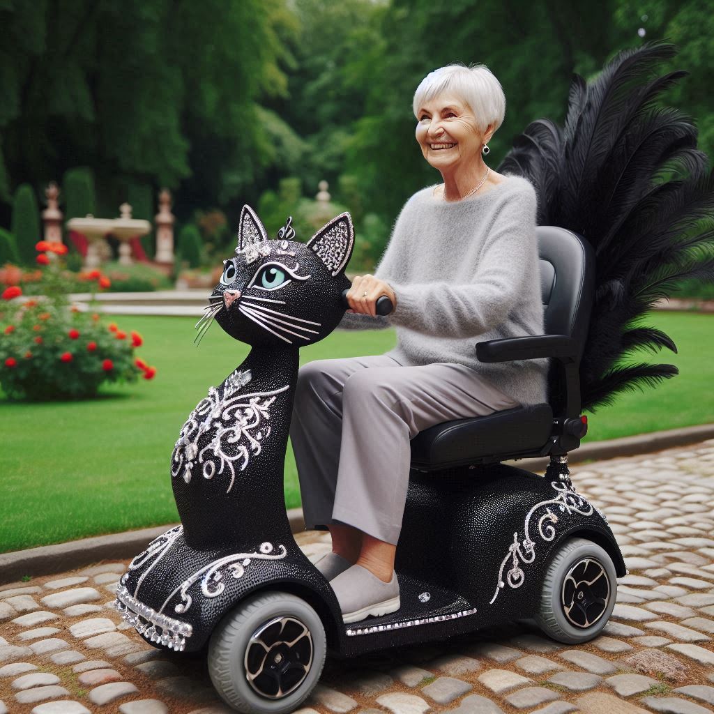 Black Cat Scooters for the Elderly 4