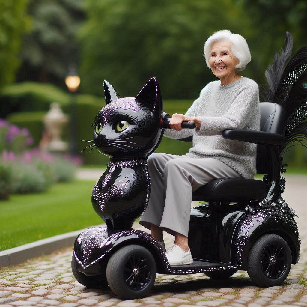 Black Cat Scooters for the Elderly 5