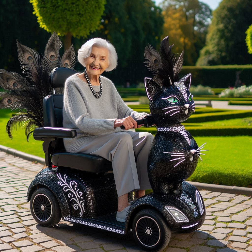 Black Cat Scooters for the Elderly 6