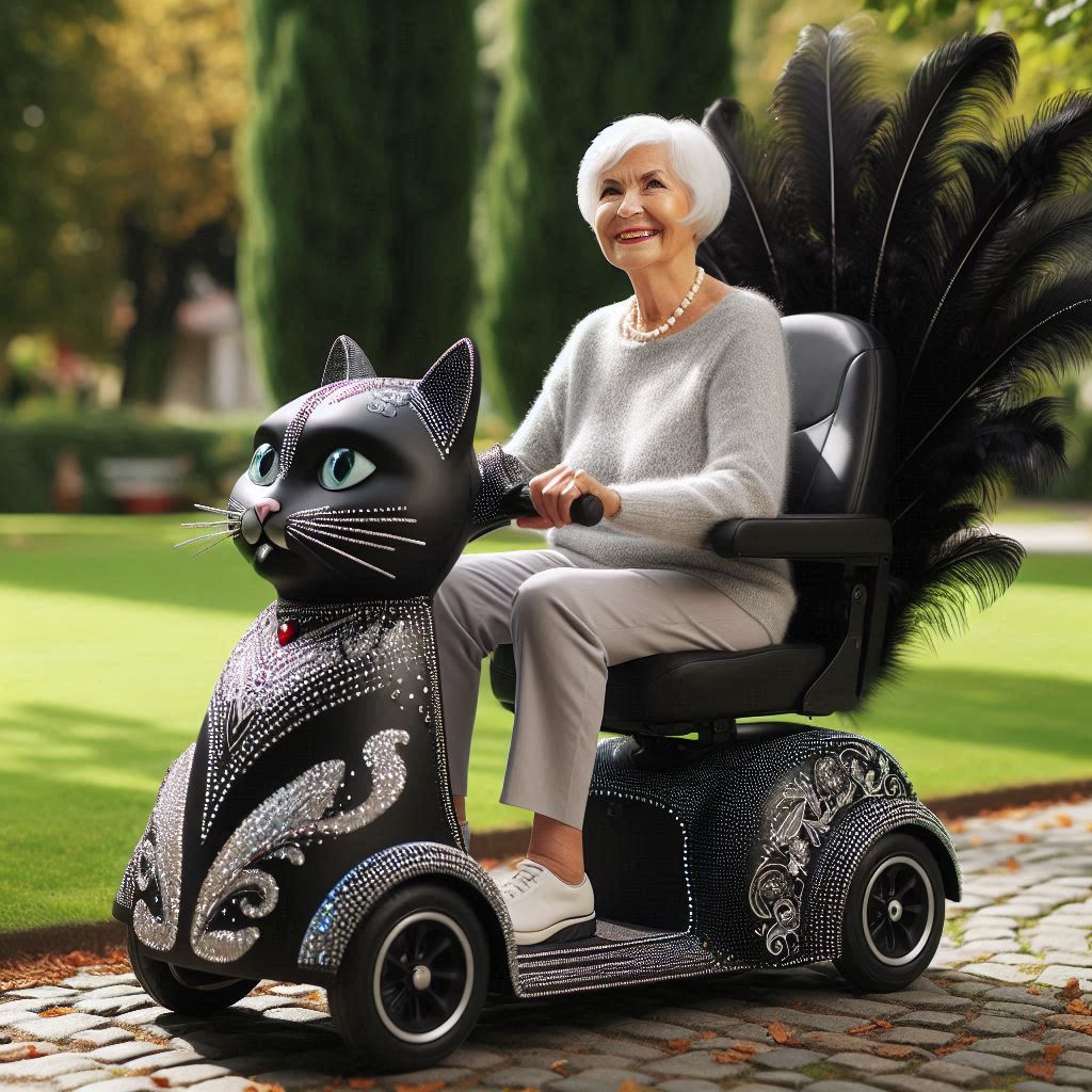 Black Cat Scooters for the Elderly 7