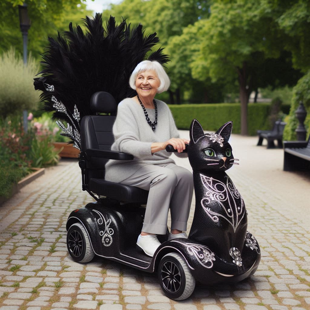 Black Cat Scooters for the Elderly 8