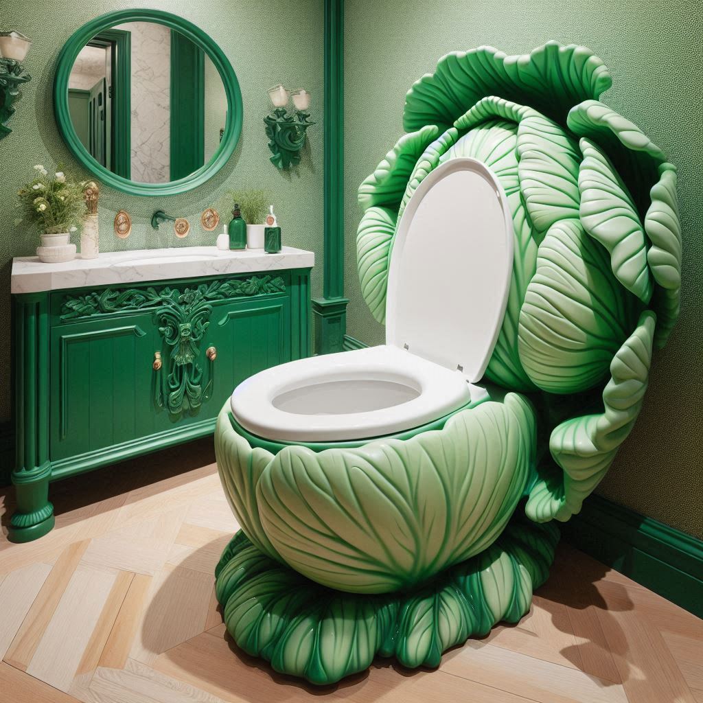 Cabbage Shaped Toilets 2