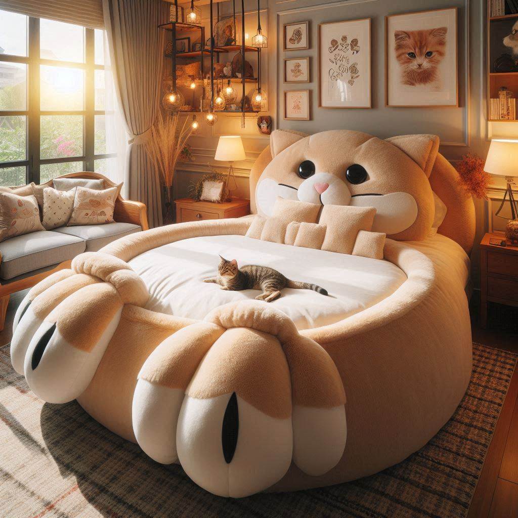 Cat Shaped Beds 2