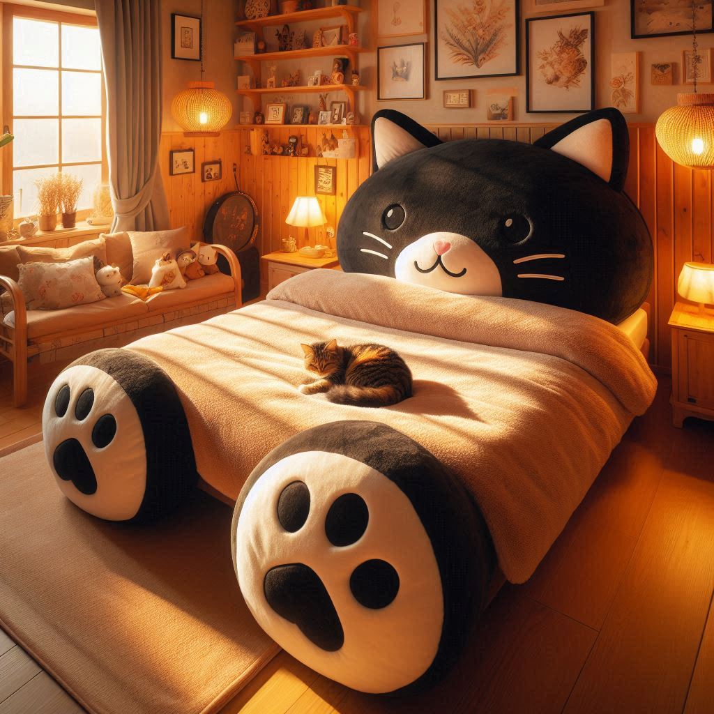 Cat Shaped Beds 3