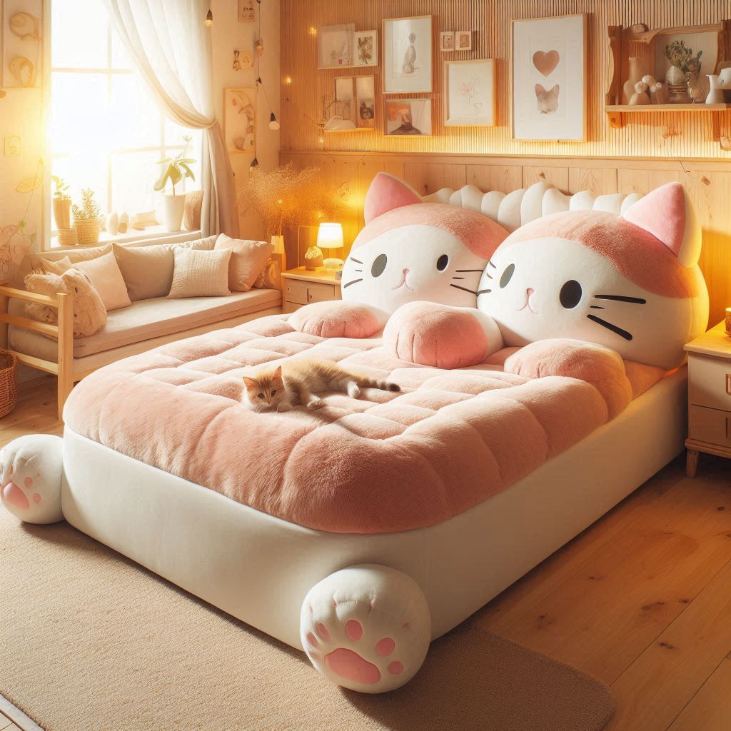 Cat Shaped Beds 5