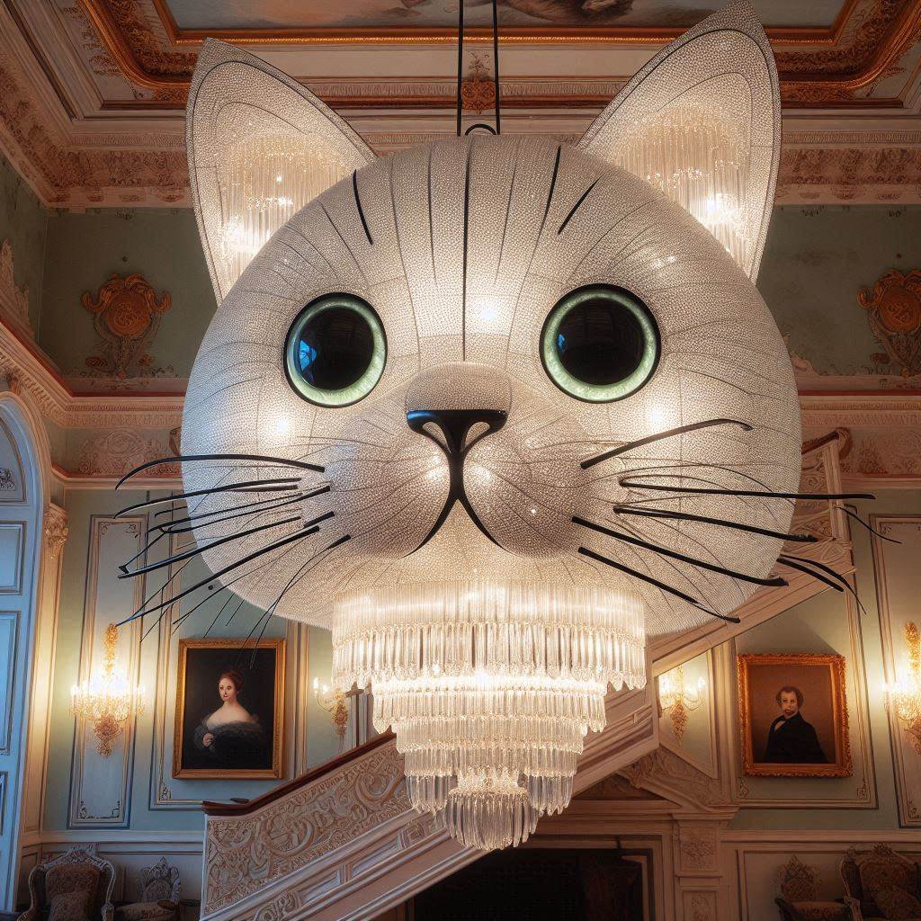 Cat Shaped Ceiling Lamp 1