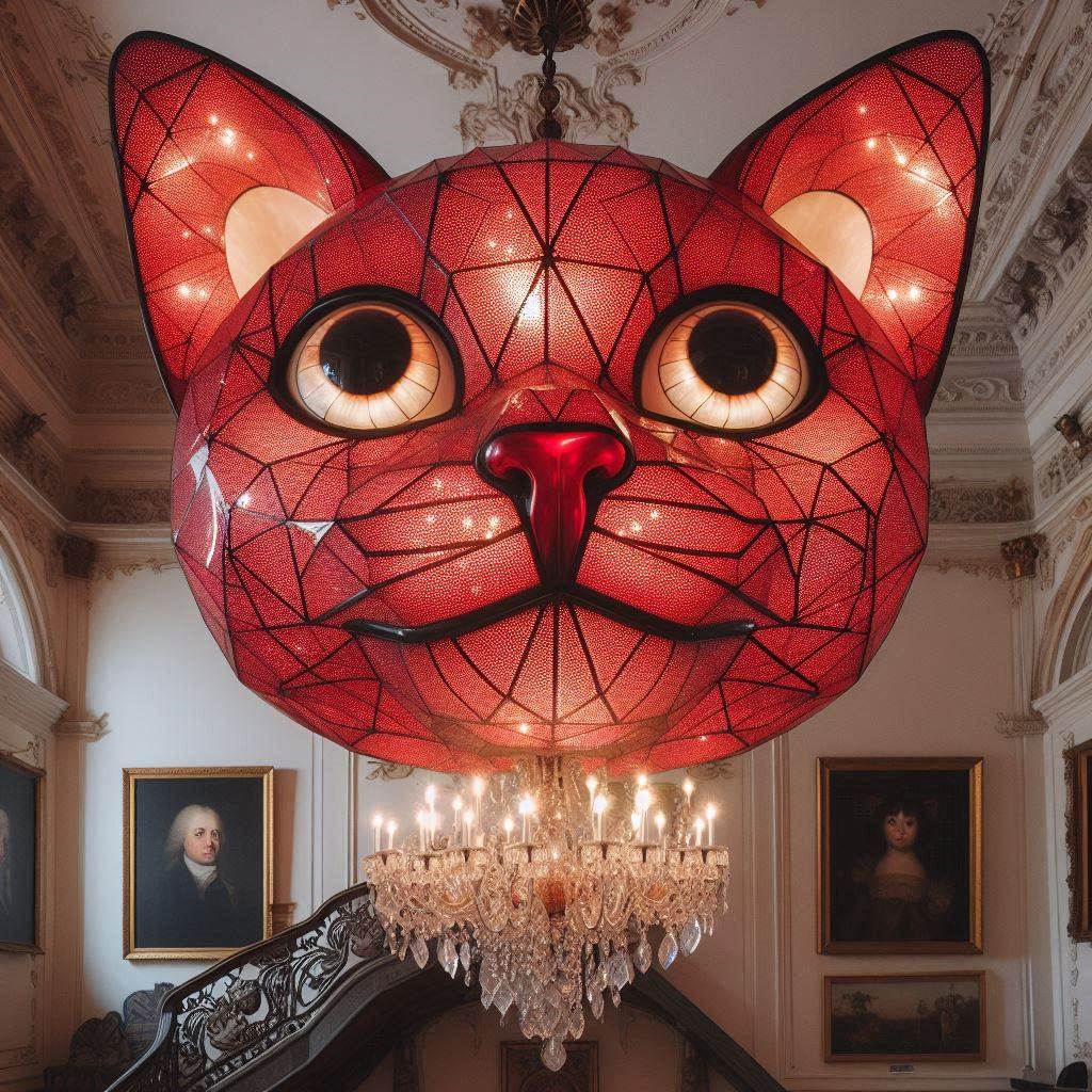 Cat Shaped Ceiling Lamp 3