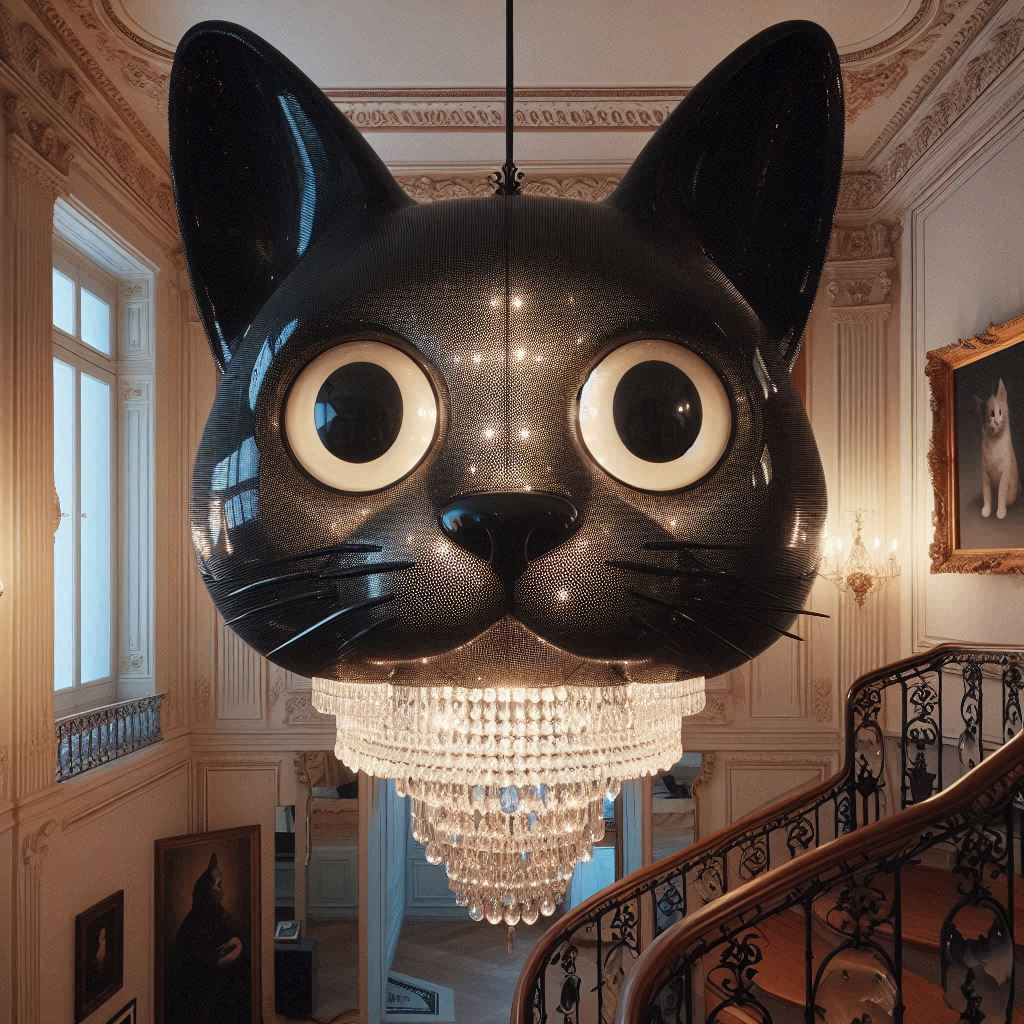 Cat Shaped Ceiling Lamp 9