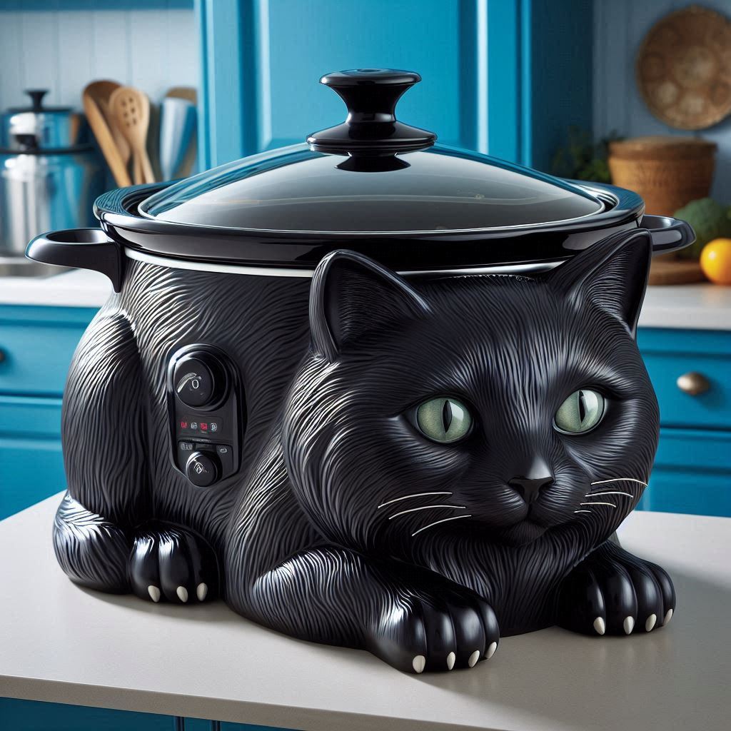 Cat Shaped Crockpot 1