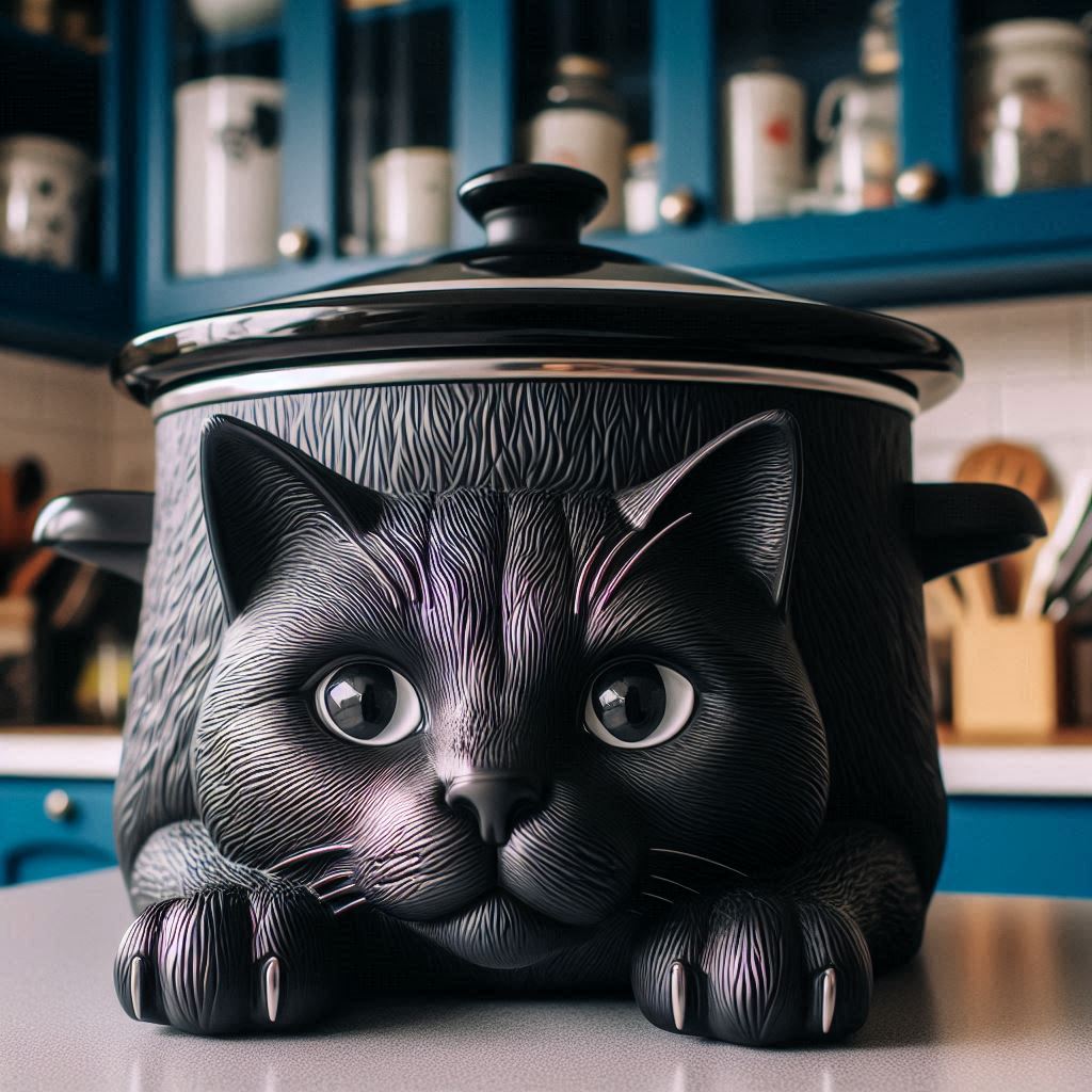 Cat Shaped Crockpot 2