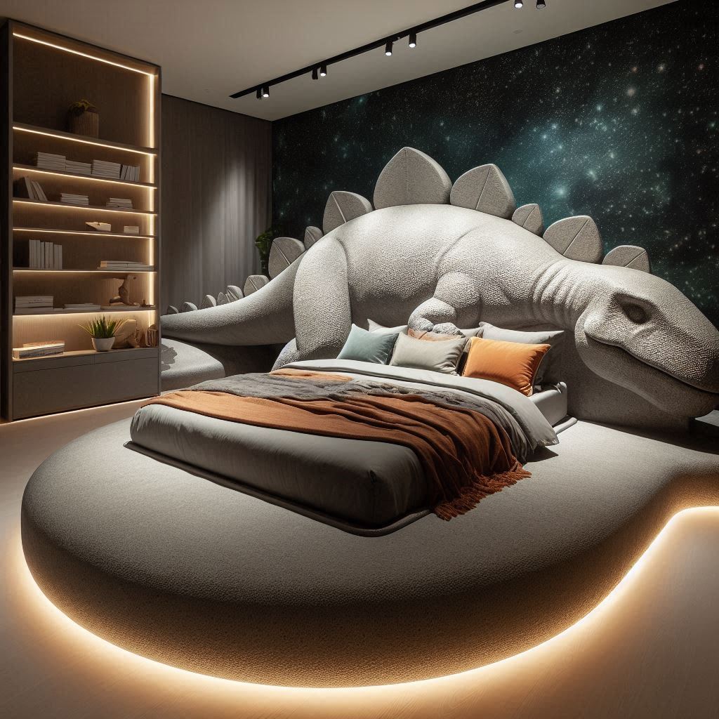 Dinosaur Shaped Bed 2