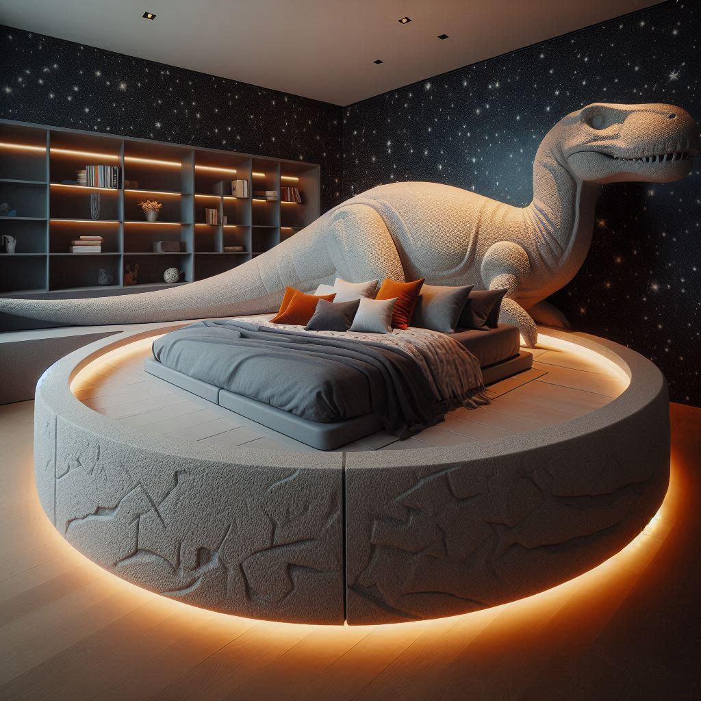 Dinosaur Shaped Bed 3