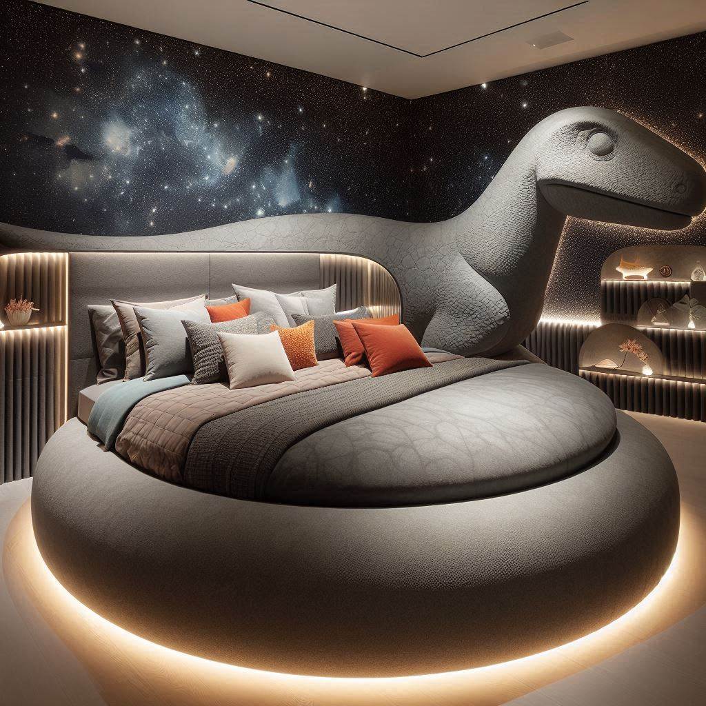 Dinosaur Shaped Bed 4