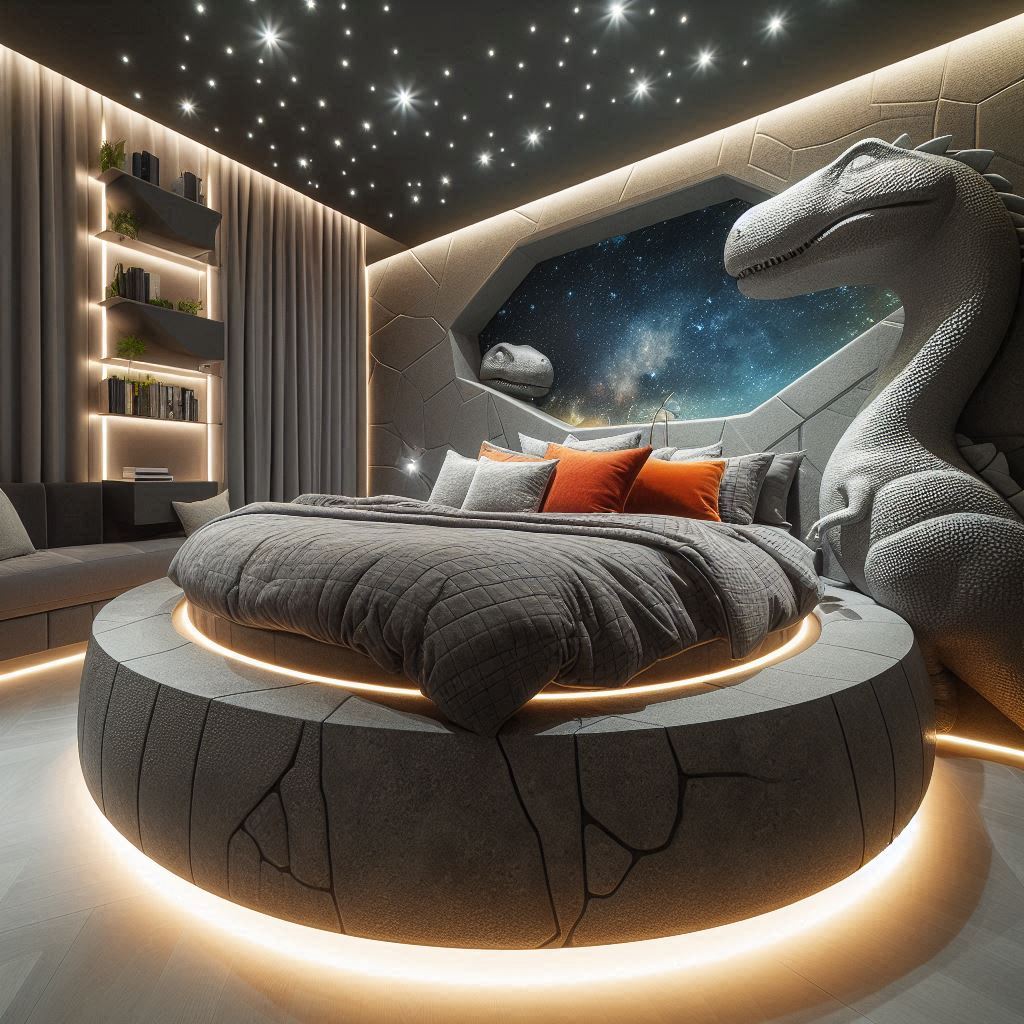 Dinosaur Shaped Bed 5