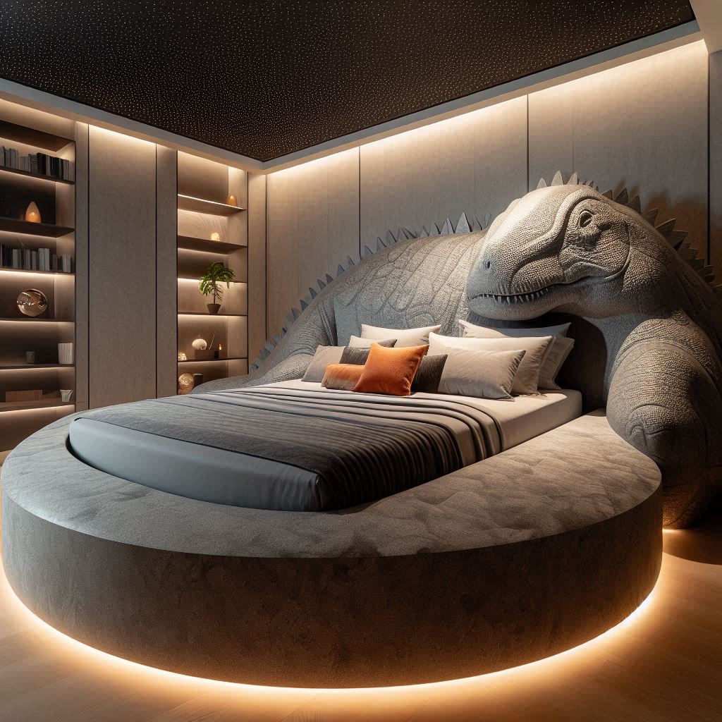 Dinosaur Shaped Bed 6