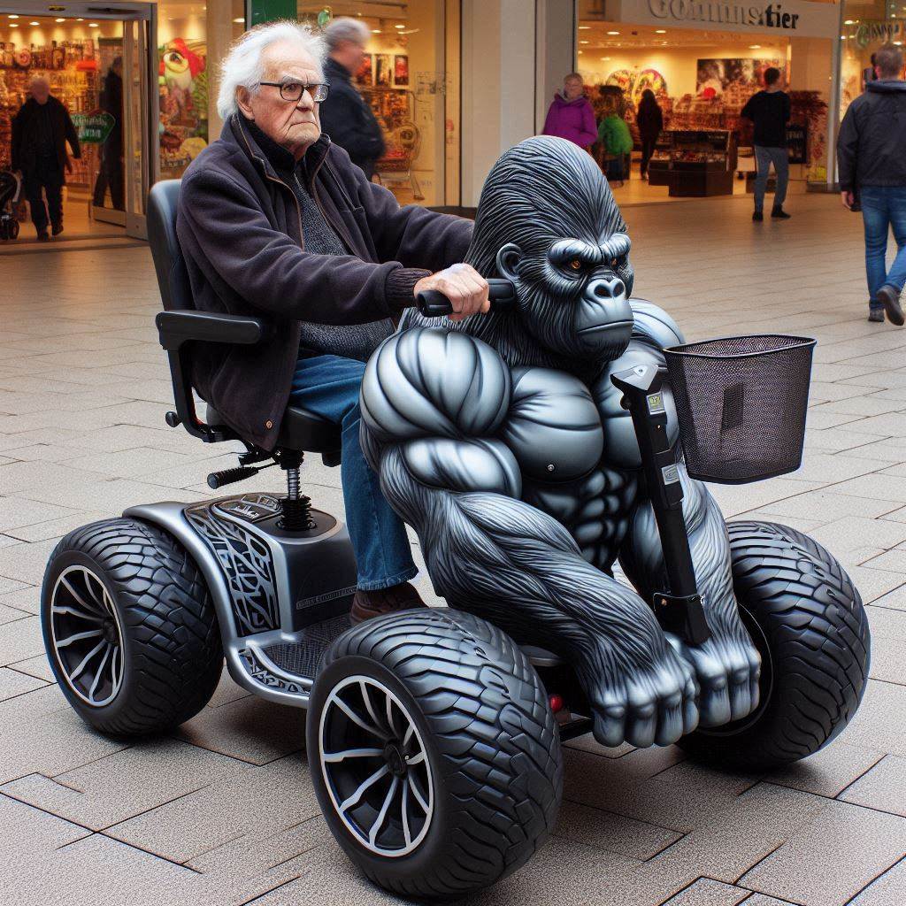 Gorilla Shape Mobility Scooter 1