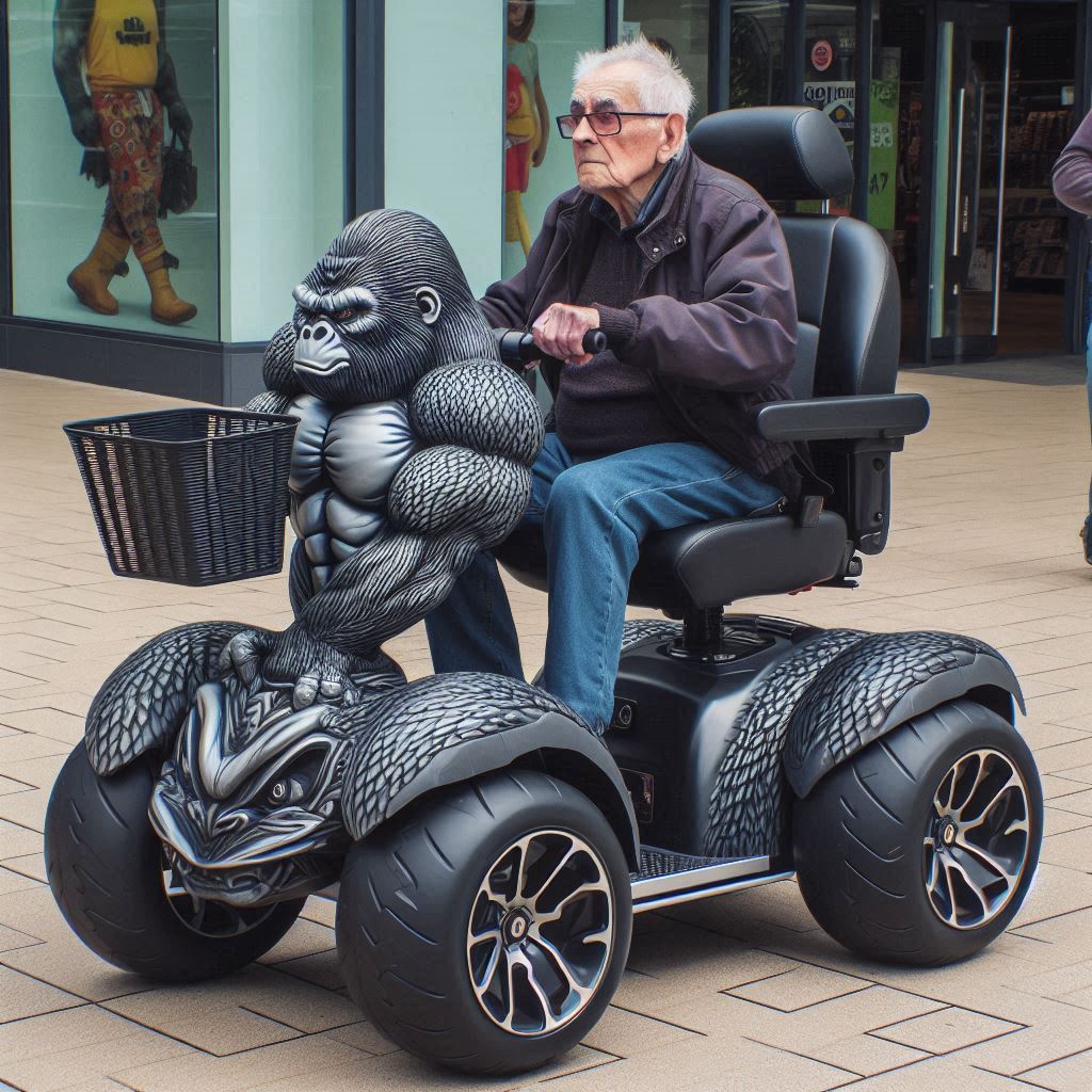 Gorilla Shape Mobility Scooter 8