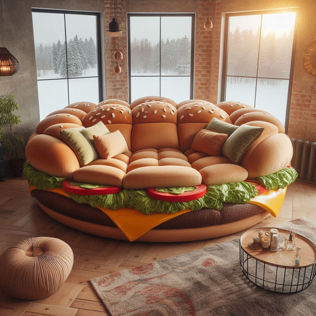 Hamburger Round Sofa 5