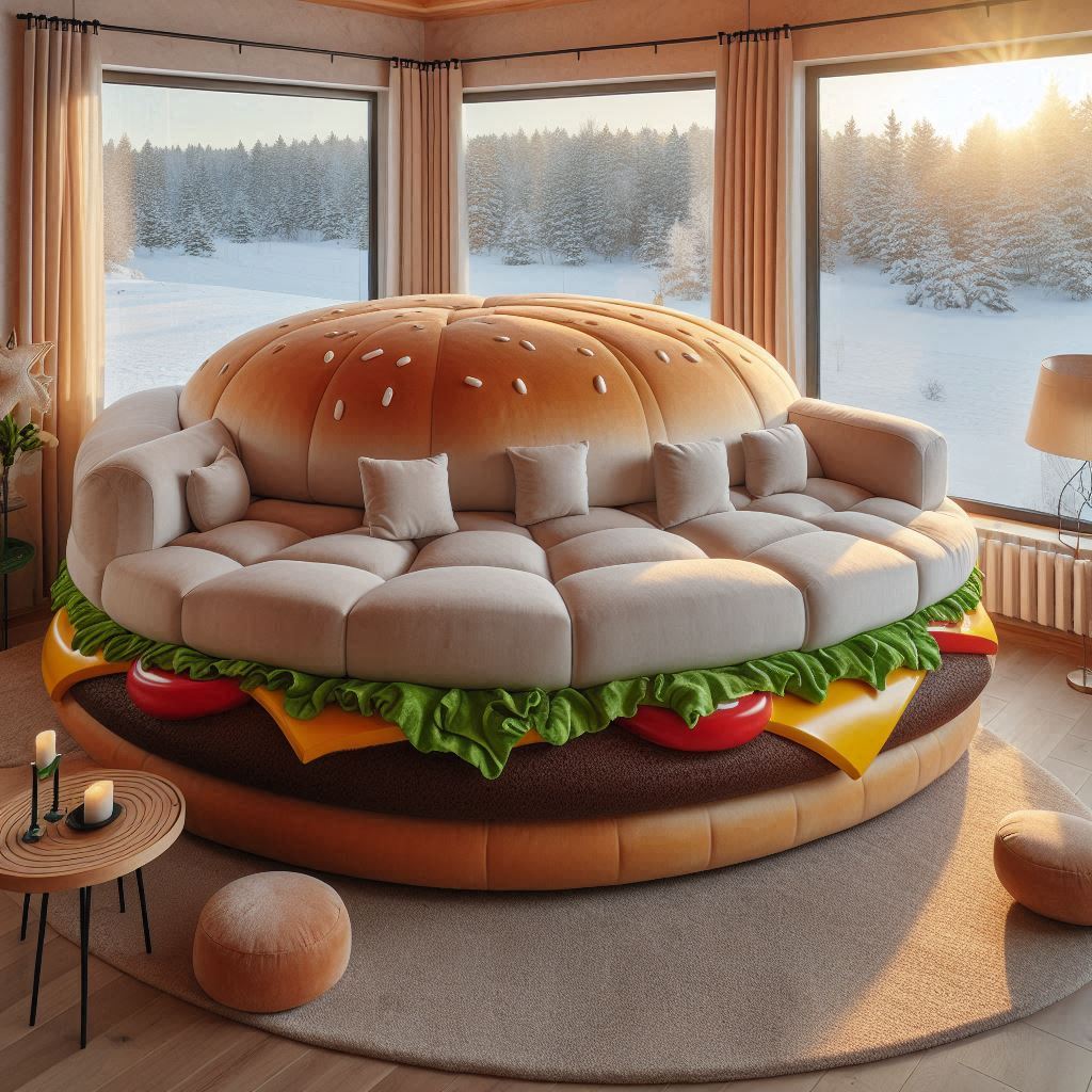 Hamburger Round Sofa 8