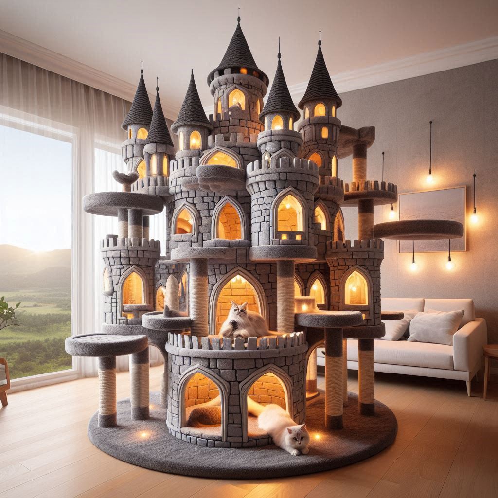 Discover the Ultimate Hogwarts Castle Cat Tree for Your Magical Feline ...