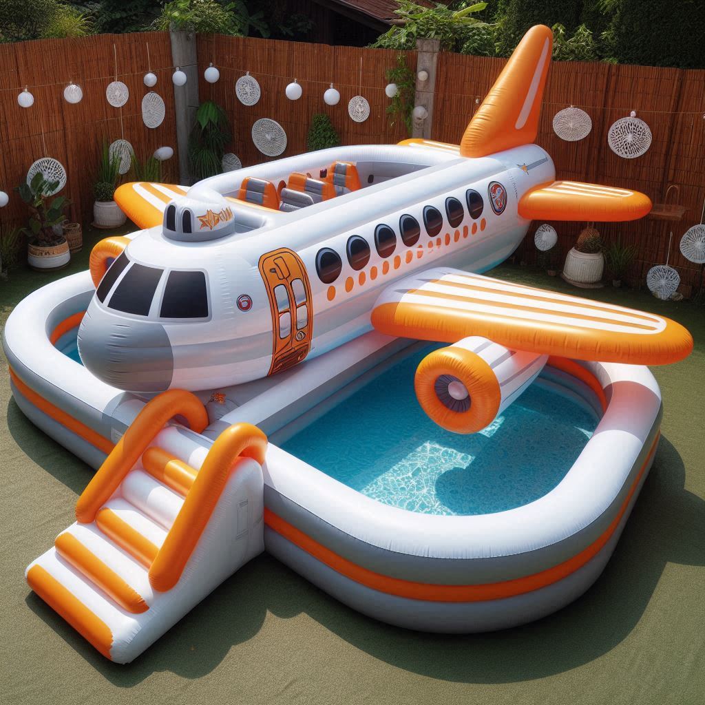 Inflatable Aeroplane Pools 2